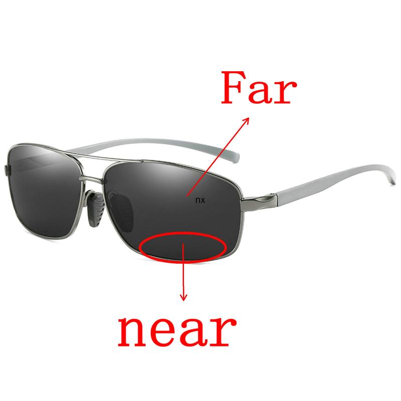 

Sunglasses Men Bifocal Reading Glasses Riding And Driving Black Square Presbyopic Women Magnification Multifocal UV NXSunglasses