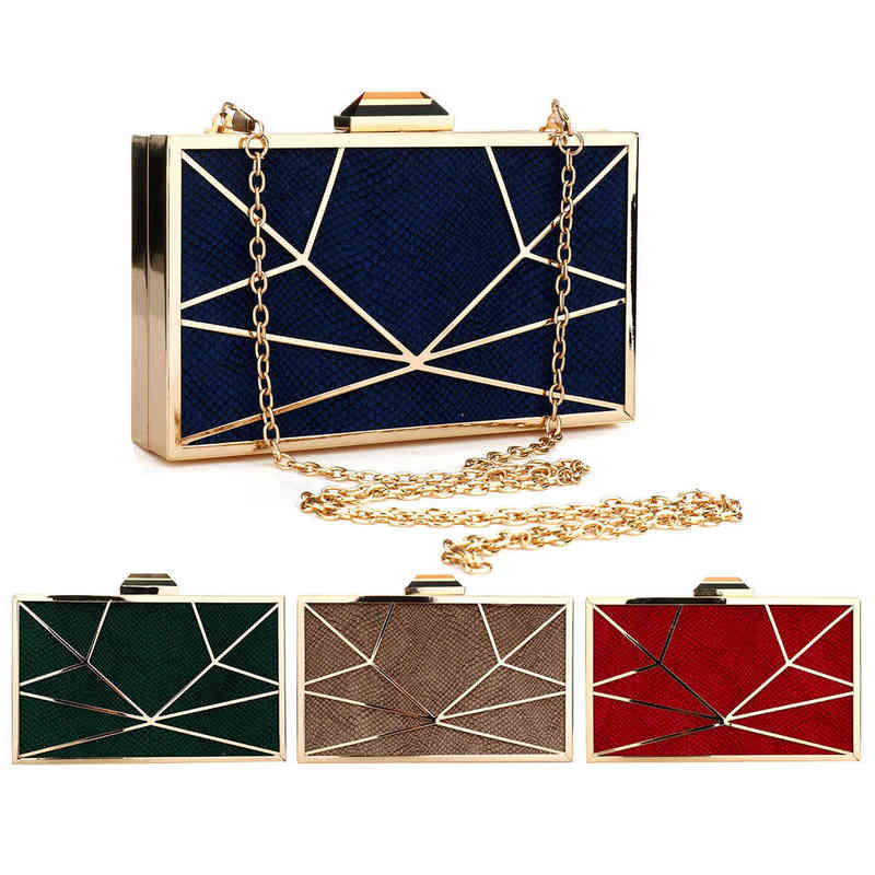 

Geometric Luxury Handbags Women Clutch Bags Designer Cross Body Evening Bag Purse Burgundy Green Red Blue Evening Clutch 2021 T220727, Gold