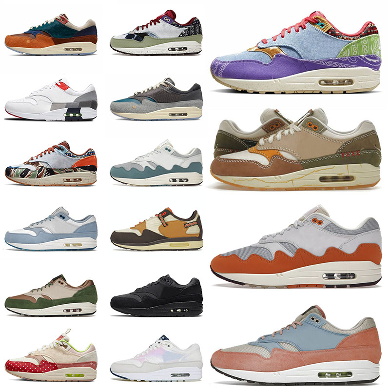 New Concepts 1 87 Designer Chaussures de course pour hommes Femmes Sports Treeline Wabi Sabi Patta Waves Bluepriint Evolution Of Icons Sneakers R