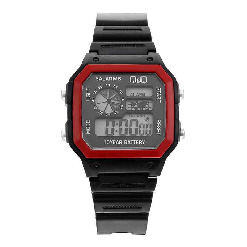 

Wristwatches Luxury Fashion Women Led Watch Analog Digital Military Sport WristWatch Automatic Luminous Clock Men Reloj Masculino, Red