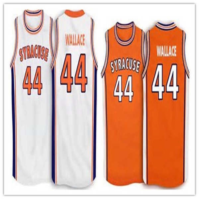 

Sjzl98 High Quality Men's 44 John Wallace Syracuse Orange 12 Rafael Addison Retro Classic basketball Jersey College Throwback Stitched Customized