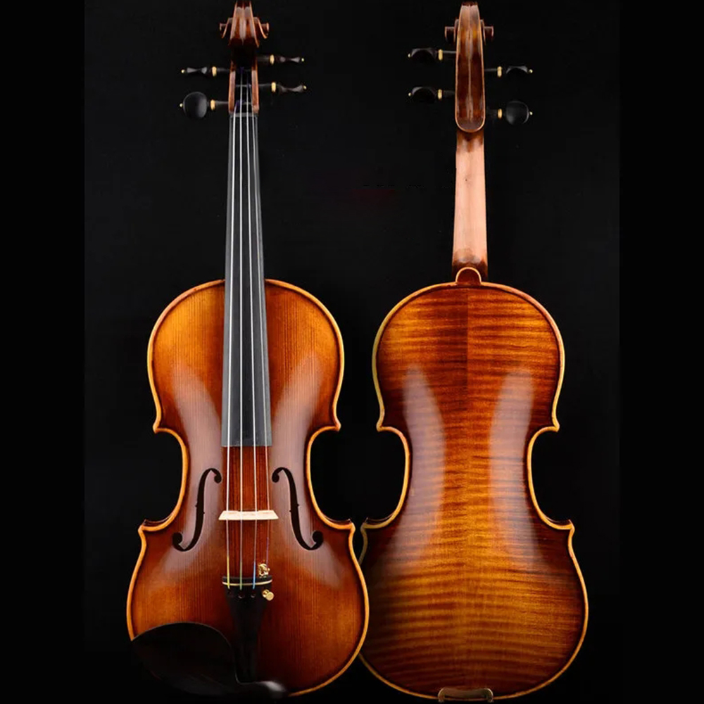 

European craft V06B violin 4/4 professional grade test children beginners play handmade solid wood violin musical instrument