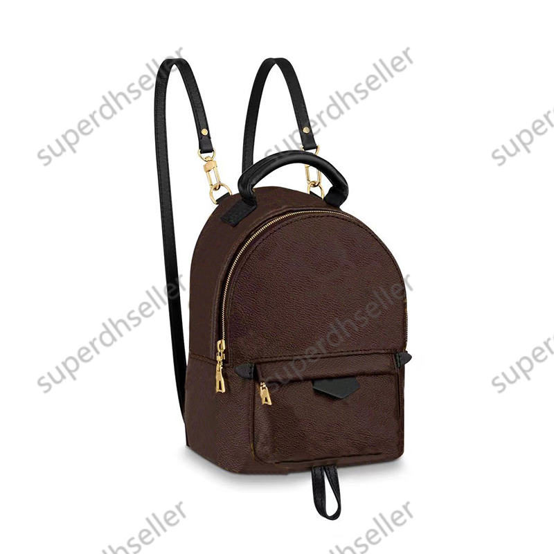 Designer de luxe sac à dos femmes sac à dos mode mini sac arrière sacs en cuir sac écoliers femme enfants springs voyage fille fleur