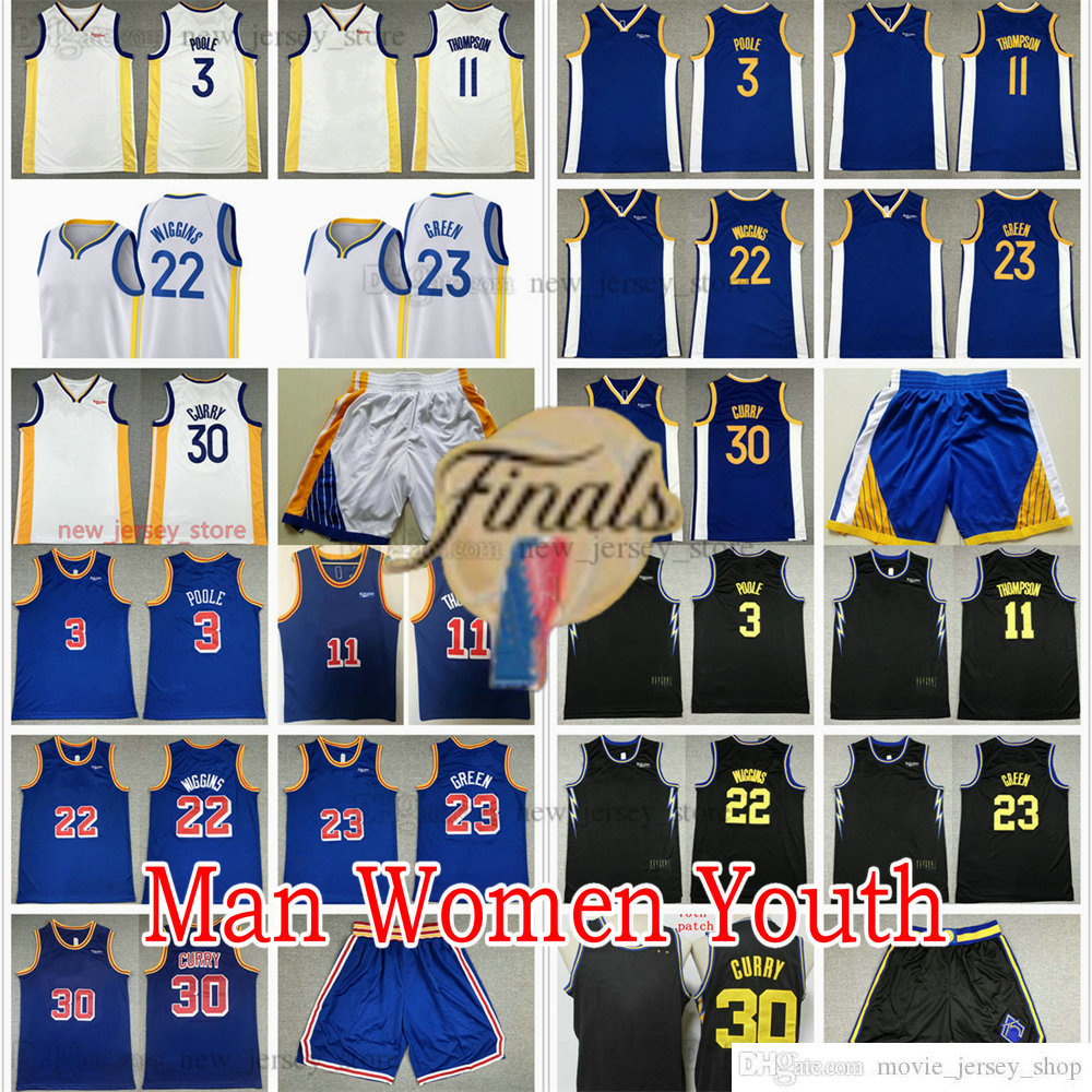 

2022 Finals Man Kids Youth Women Skirt Basketball 30 Stephen 22 Andrew Curry Wiggins Jerseys 3 Poole 11 Klay 23 Draymond Thompson Green Jersey Shorts Diamond 75th, Women skirt (adult)