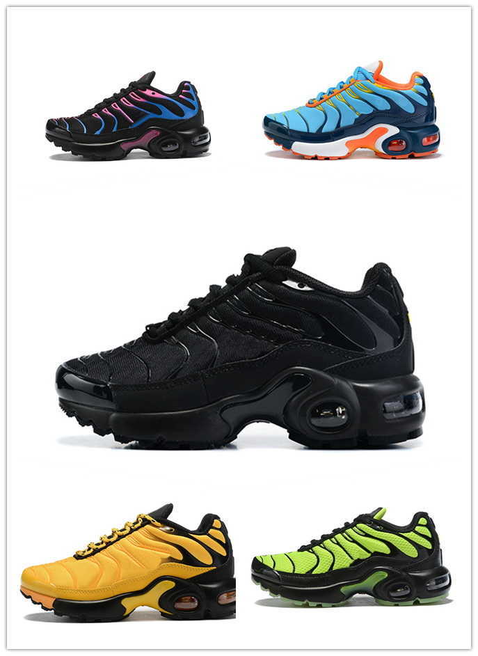 

hot 2021 TN Kids Running Shoes boy kid best sports Boys girls local boots online store yakuda training Sneakers Dropshipping Accepted, Black white orange