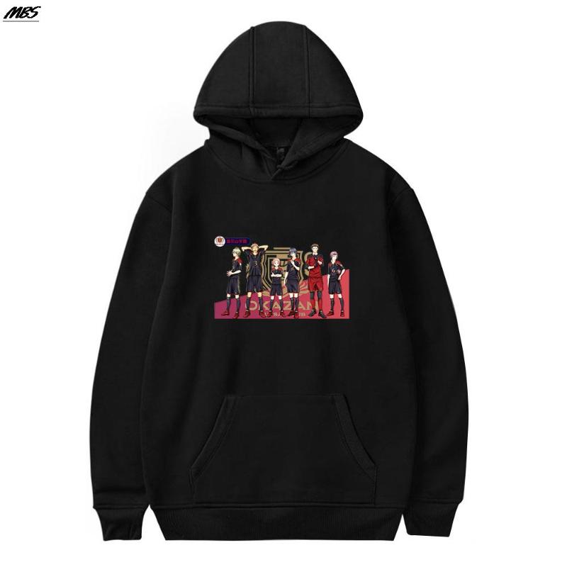 

Men's Hoodies & Sweatshirts Anime Printed Futsal Boys!!!!! Oversized Fashion Men Women Autumn Winter Sweatshirt Harajuku Streetwear Pullover, Black