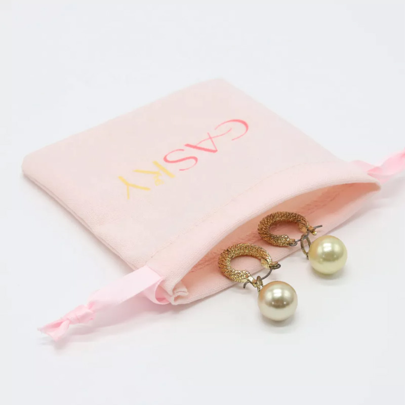 

Pink Cotton Gift Bags 8x10cm 9x12cm 10x15cm 13x17cm pack of 50 Nails key Muslin Makeup Sack Hair Eyelashes Jewelry Packaging Pouches