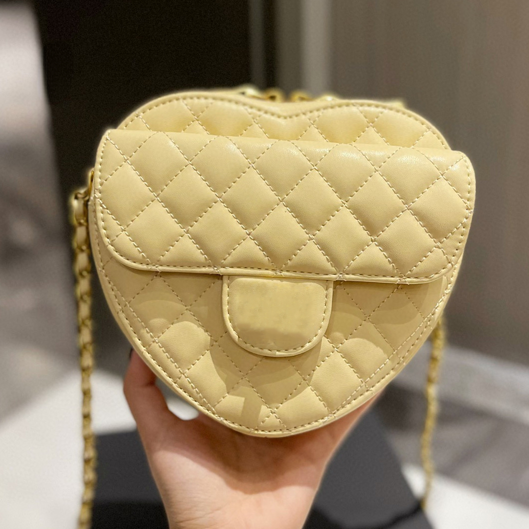 

designer bags Women bag Handbags Shoulder Bags Totes black calfskin classic diagonal stripes quilted chains double cross body CC Diamond Lattice Hearts PINK, Original box