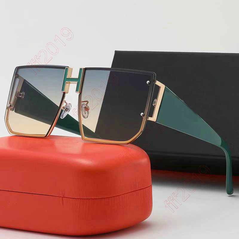 

2022 New Luxury Oversized Women Sunglasses Brand Designer Sun Glasses For Women Fashion Gradient Square Shades Shield Lunette De Soleil