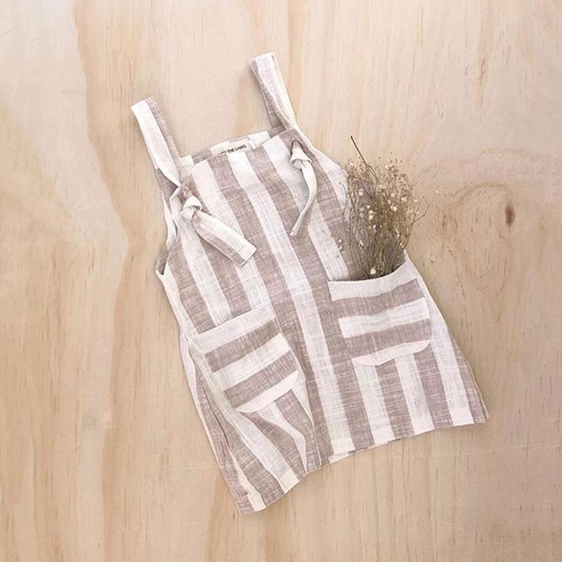

Girl's Dresses 1-6T Toddler Kid Baby Girl Clothes Summer Sleeveless Striped Bowknot Casual Dress Elegant Cute Cotton Sundress Lovely OutfitG, As pic