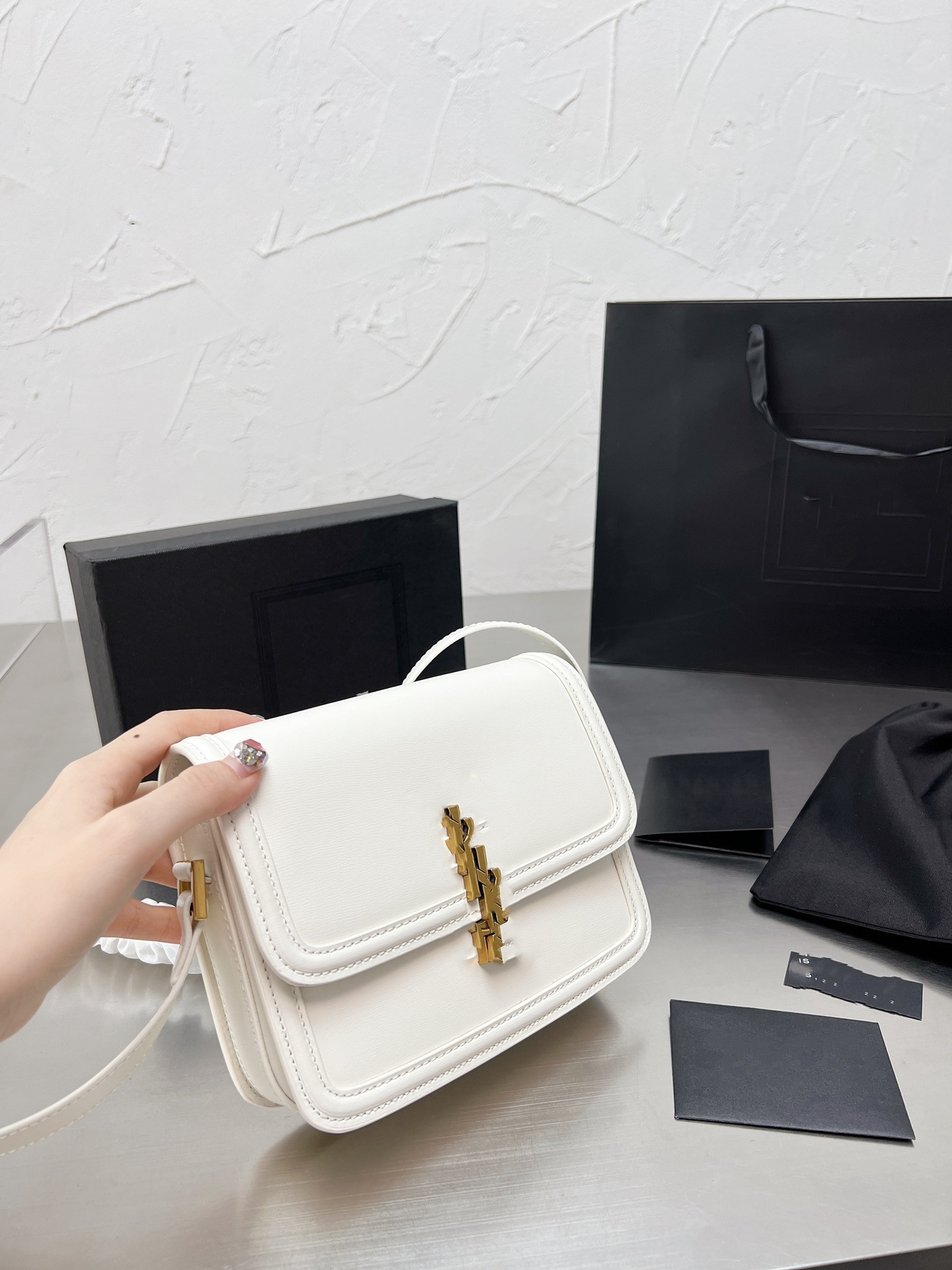 

Luxury Designer Mini Totes Purse Messenger Bags Solferino Real Leather Clutch Crossbody Women Handbag Evening Designers Composite y, You can look more picture