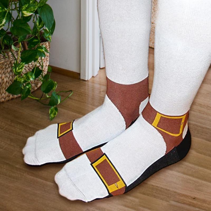 

Men's Socks Pair Crew Knitting Warm Cotton Hosiery Party Presents Women Men Kids School Work Foot Wear AccessoriesMen's, White