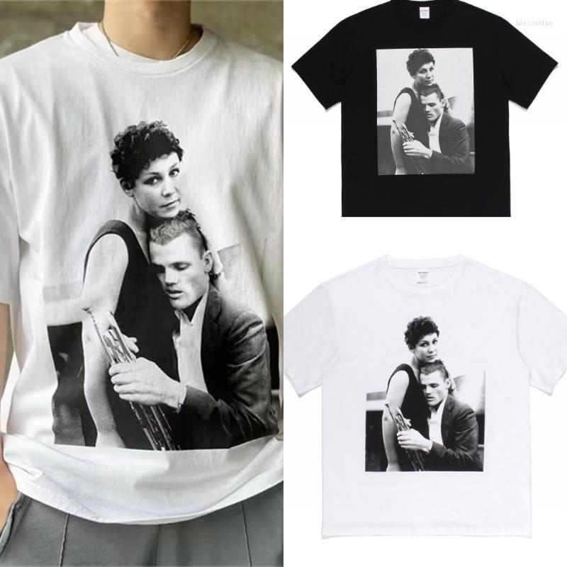 

Men' T-Shirts Summer Men Women Printing Tees Short Sleeve Tops Quality WACKO MARIA T-ShirtMen' Bles22