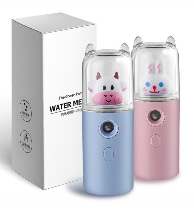 

4 Color Facial Hydration Sprayer USB Nebulizer Mini Nano Face Steamer Cold Spray Moisturizing Device Beauty Care Disinfect