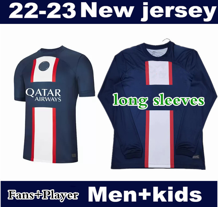 

HAKIMI SERGIO RAMOS maillot de foot long sleeves 22 23 soccer jersey special Champions 2022 2023 MBAPPE shirt men home Maillots VERRATTI MARQUINHOS DI MARIA KEAN pSGs, 15