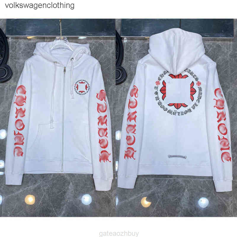 

Fashion Loose Mens Sweatshirts Classic Brand Ch Designer Hoodie Horseshoe Sanskrit Print Luxury Zipper Jacket Pullover Hooded Tops UOW2, 15