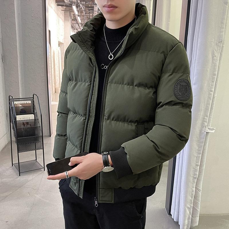 

Men's Down & Parkas Brand Winter Jackets Youth Thickened Men Short Jacket Slim Cotton Overcoat For Male Man Coat Clothing S-5XLMen's, Black