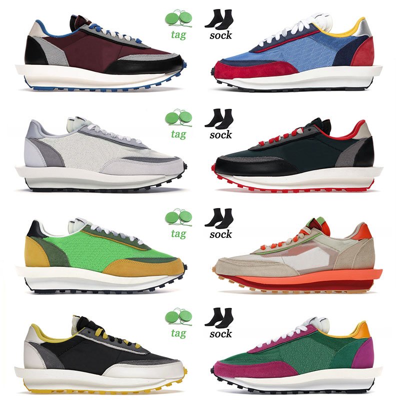 

Authentic 2022 Top Quality Running Shoes Mens Women Dark Iris Sail Gum Fragment Grey Royal Red Sacais LDV Waffle Vaporwaffle Trainers Sports Sneakers 36-45, A51 36-40