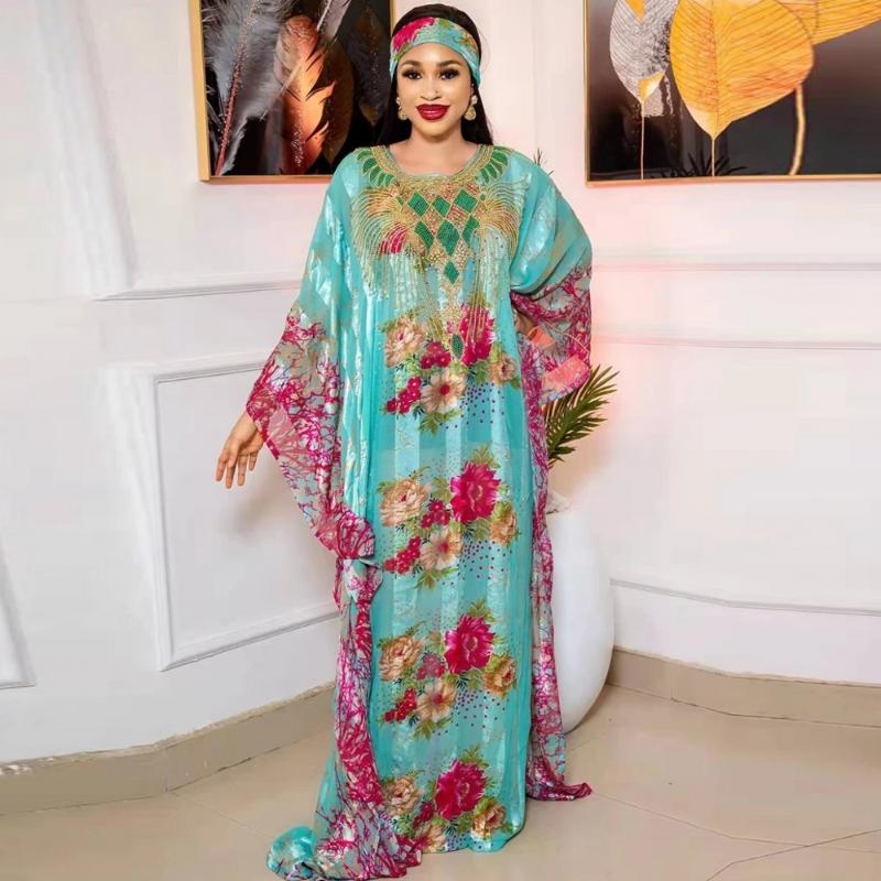 

Ethnic Clothing African Dresses For Women Dashiki Long Maxi Dress 2022 Summer Ladies Traditional Africa Fairy Vetement FemmeEthnic