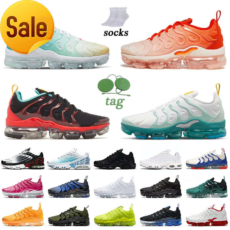Vente bottes 2022 TN plus grande taille US 13 hommes femmes chaussures de course de sport menthe mousse laser bleu goyave glace s