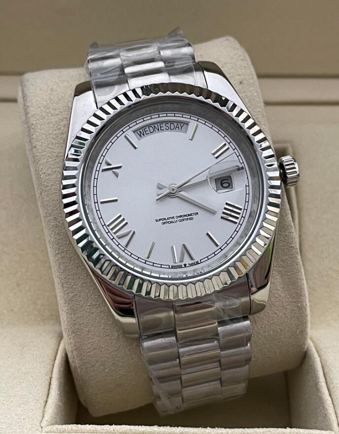 

ZDR-High quality montre de luxe 41mm Mens Womens Watches 2813 Automatic Movement full Stainless Steel Watch waterproof Luminous Mechanical Wristwatches gifts, Water proof18m