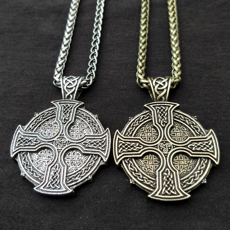 

Pendant Necklaces Viking Cross Celts Necklace Irish Druid Amulet Solar Celtics Armenian TalismPendant