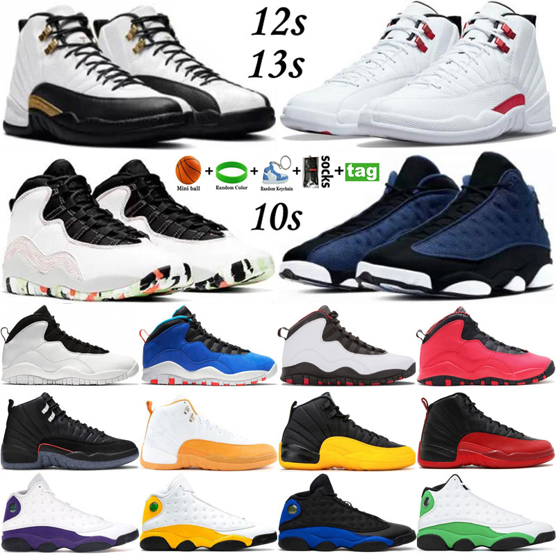 

Mens Basketball Shoes Jumpman 12 OG 12s Royalty University Gold 10 10s Ember Glow Huarache Light 13 13s Brave Blue Hyper Royal Men Retro Sneakers Women Trainers Size 13, 35