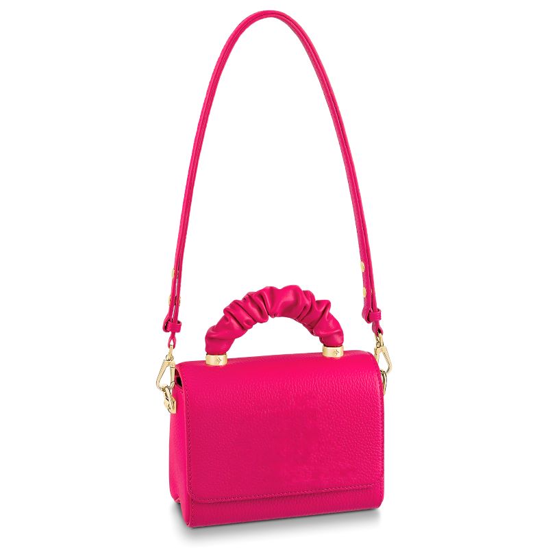 

TWIST Top Quality Luxury Bags Woman Fashion Shoulder Bag designer handbag Lady Genuine Leather Crossbody Bag with gift Box, Fuchsia