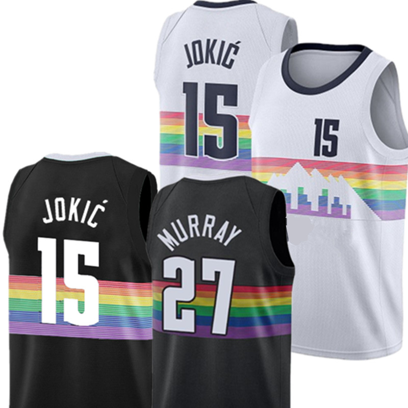 

15 Nikola Basketball Jerseys Jokic Jamal 27 Murray Jersey