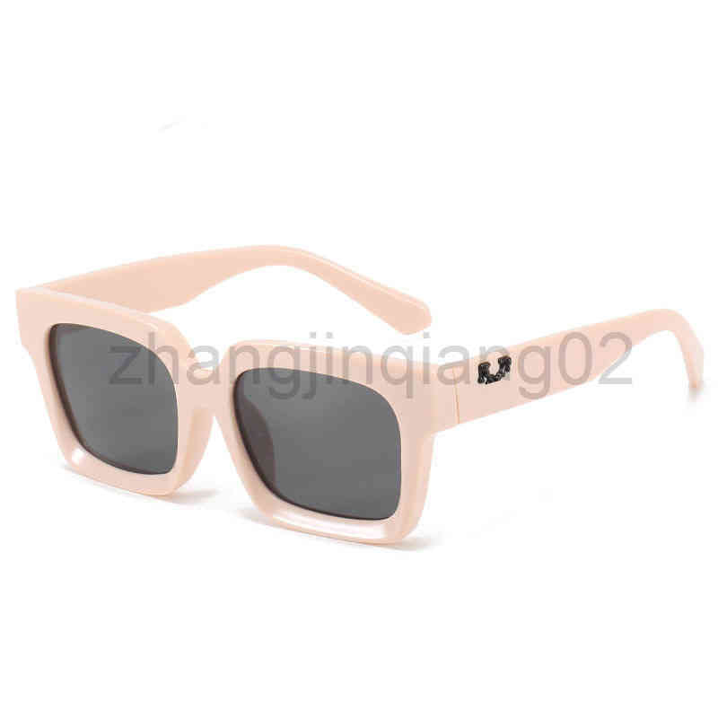 

Designer Off Sunglass Cycle Luxurious Fashion Woman Mens Advanced Tan Small Square Personalized Hip Hop Oversized Baseball Sport White Sunglasses