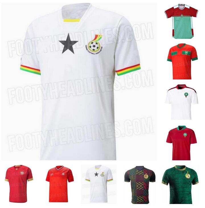 

2022 2023 Morocco soccer jerseys Senegal MANE Hakimi SAISS Ghana 22 23 Serbia special Switzerland maillot de foot Ziyech national team KOUYATE SARR football shirts