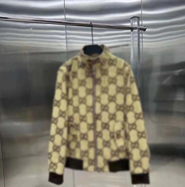 

2022GG New Brand Designer Casual Fashion Korean Style Embroidered Stand Collar Zipper Jackets For Men Coats Men Clothes, 02