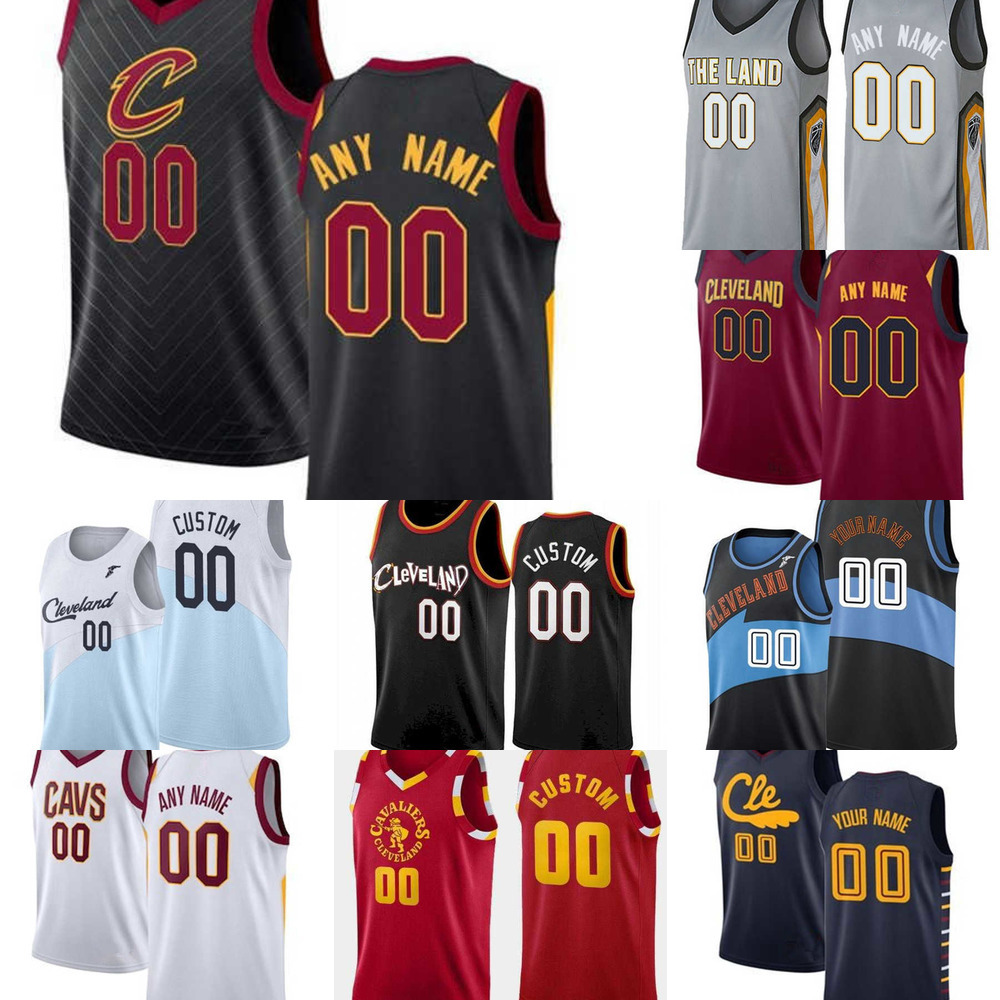 

75th Custom Men Women Youth Cleveland''Cavaliers''LeBron 23 James Dean 32 Wade Dylan 9 Windler RJ 5 Nembhard Jr. 21 Davis Basketball Jerseys, Yellow