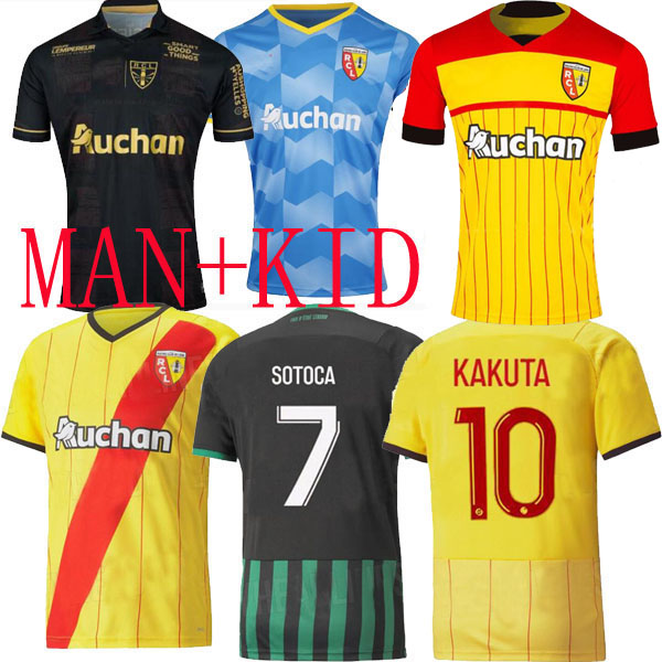 

2022 maillot soccer jerseys 21 22 23 KAKUTA GANAGO SOTOCA FOFANA GRADIT FORTES BANZA CAHUZAC DOUCOURE 2021 2022 RC Lens Football Shirts 2023 kids Kits Special Edition, Home man 2