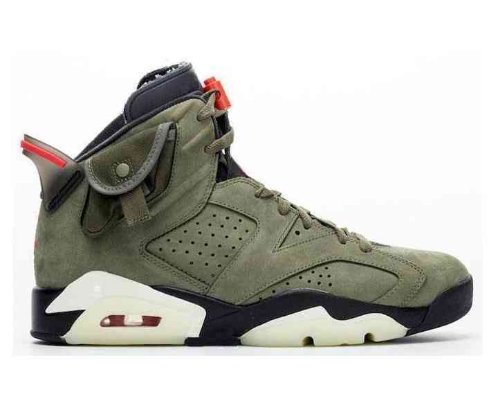 

High Quality 6 6s Gatorade Orange Basketball Shoes Men 6s Gatorade Green Suede Sneakers New With Shoes Box, Alternate hare