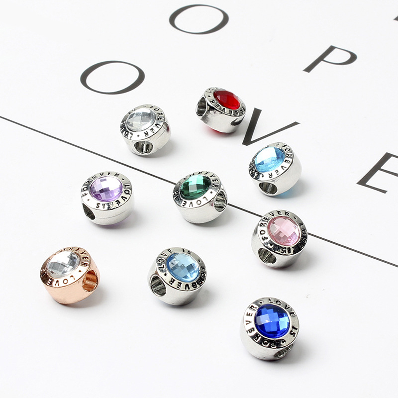 925 Sterling Silver Dangle Charm New Original Alloy Bead Radiant Love Dazzling Heart Beads Bead Fit Pandora Charms Bracelet DIY Jewelry Accessori