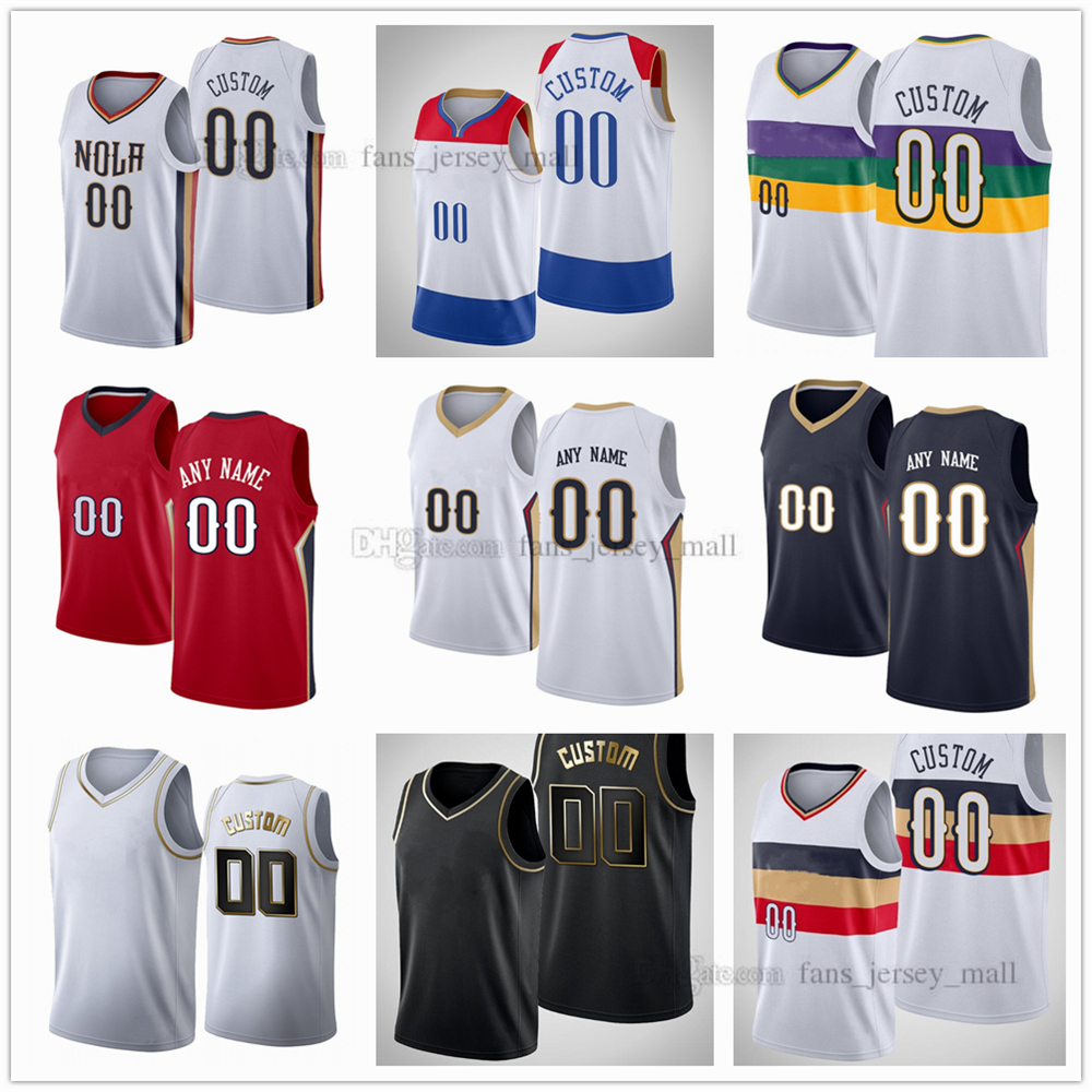 

Custom Printed 2023 New Basketball Jerseys 7 McCollum 14 Ingram 17 Valanciunas Nance Hayes Temple Lewis Murphy Hernangomez Jones Marshall 15 Jose Alvarado Harper