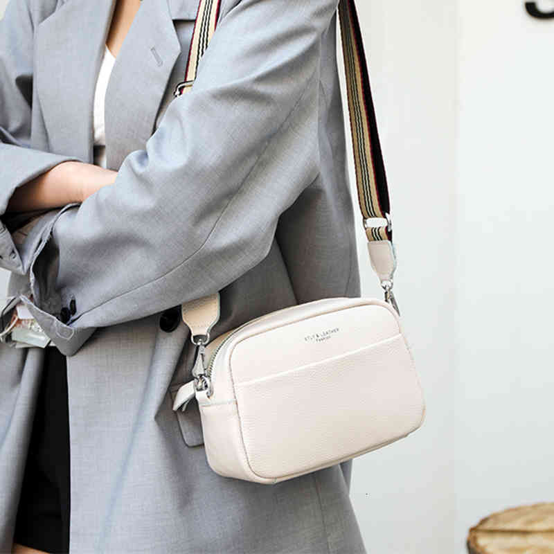 

100% Genuine Leather Women Handbags Fashion Luxury Brand Small Shoulder Bags High Quality Soft Cowhide Female Messenger Bag Sac, Red