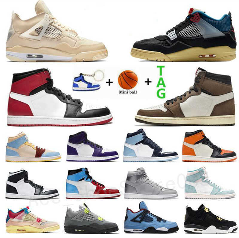 

Men Black Cat Oreo University Blue 4 4s Fire Red Mens Basketball Shoes 1 1s Guava Ice Noir Hyper Royal Court Purple green Obsidian UNC Dark Mocha Women Sneaker