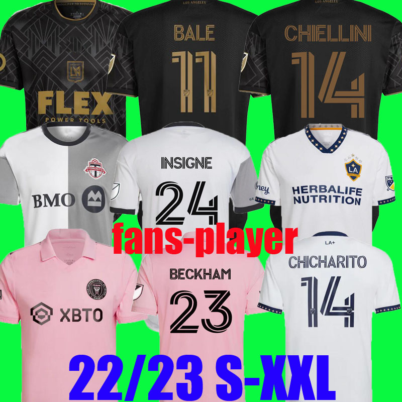 

INSIGNE Toronto FC 2022 2023 Charlotte FC Soccer Jersey MLS lafc BALE 11 CHIELLINI 14 Fuchs Inter BECKHAM Miami 22 23 Los LA 22 23 Angeles football shirt Galaxy MEN KIDS, Adult away