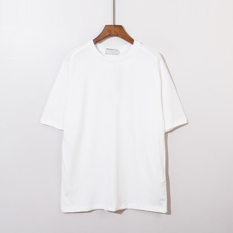 205# Men&#039;s T-shirts Tide Brand Summer Simple Washing Retro Printing Pure Cotton Round Neck Joker Casual Short Sleeve-image-759219792