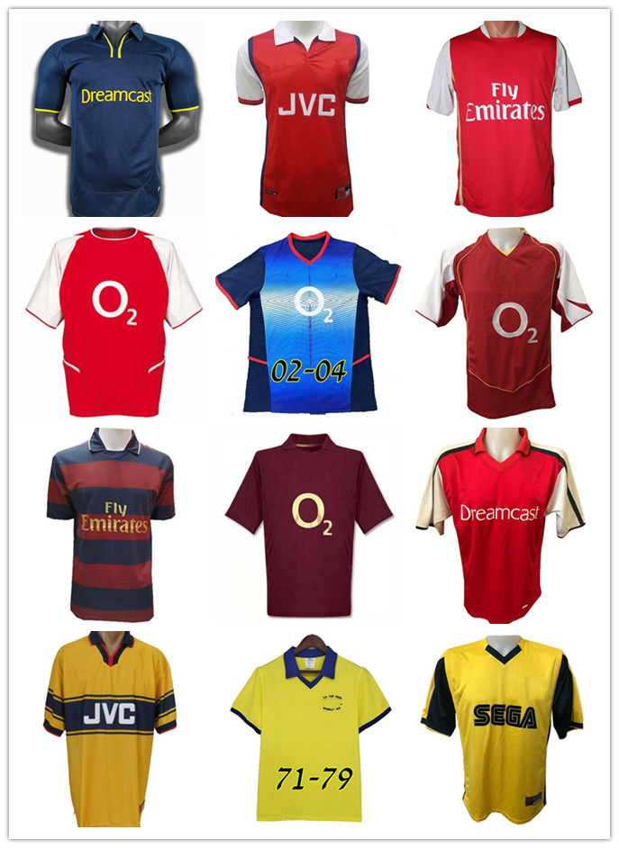 

Gunners HENRY Retro Soccer Jerseys Arsen HIGHBURY PIRES REYES 2004 02 03 05 06 92 93 94 95 96 98 99 BERGKAMP ADAMS Persie Galla 88 89 90 Vintage Classic FOOTBALL SHIRT