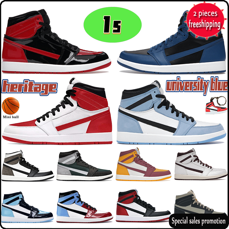 

2022 Designer boots 1 1s Basketball shoes University Blue patent bred bordeaux 85 Georgetown heritage Top 3 dark mocha UNC brotherhood twist NB, 12 chicago