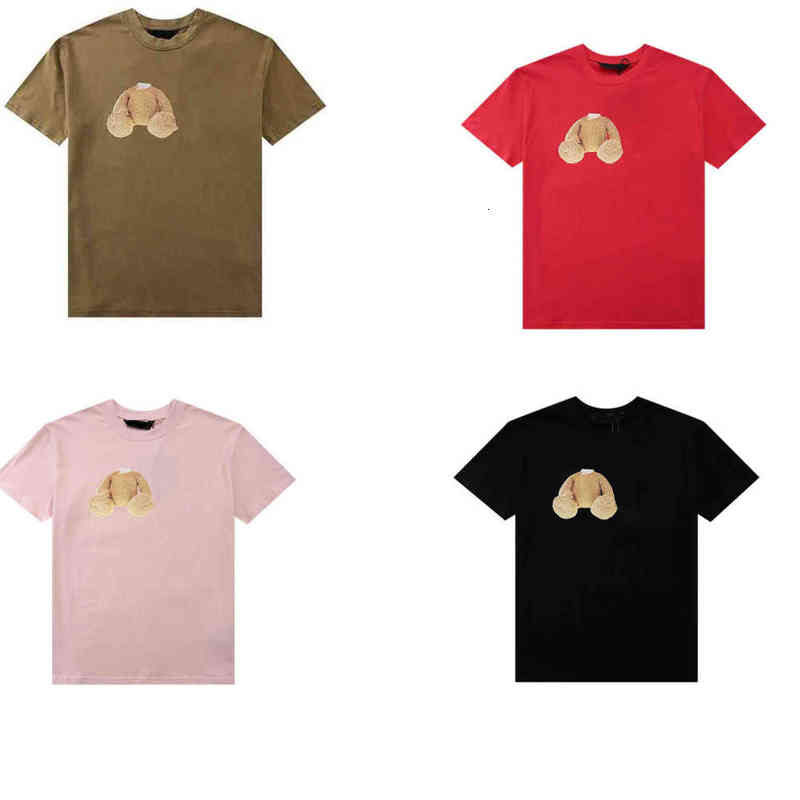 

2021 High quality T shirt short-sleeved fashion men and women short Tshirt couple models cotton printed short, Panda6