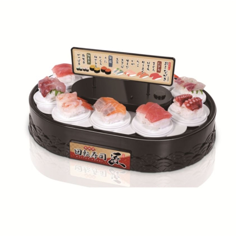 

Conveyor Sushi Machine Automatic Rotary Sushi Machine Dessert Cake Display Dessert Stand Plates for Wedding Party Birthday 220628