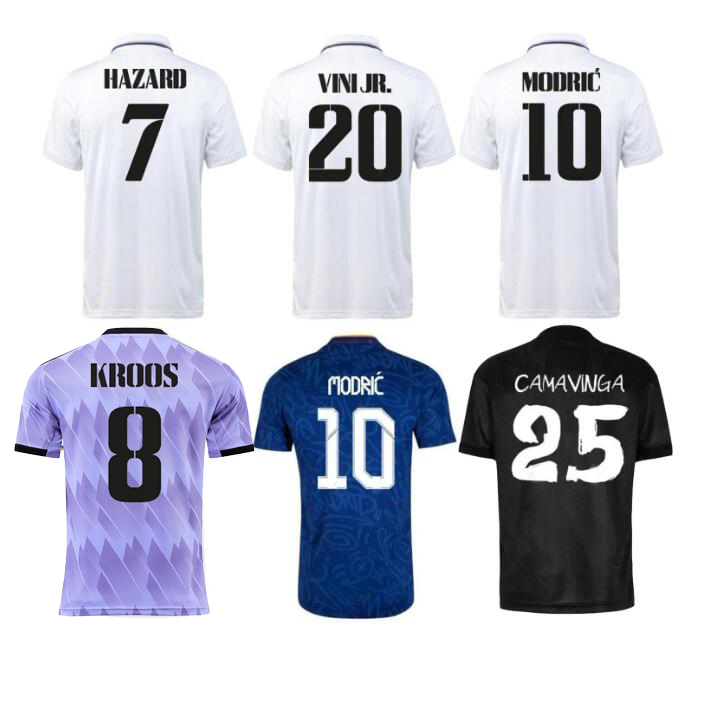 

BENZEMA #9 soccer jersey BALE CAMAVINGA 21 22 23 Maillots de football 2022 2023 ASENSIO MARCELO ISCO KROOS TCHOUAMENI men Football shirt new jerseys, 22-23 home lfp