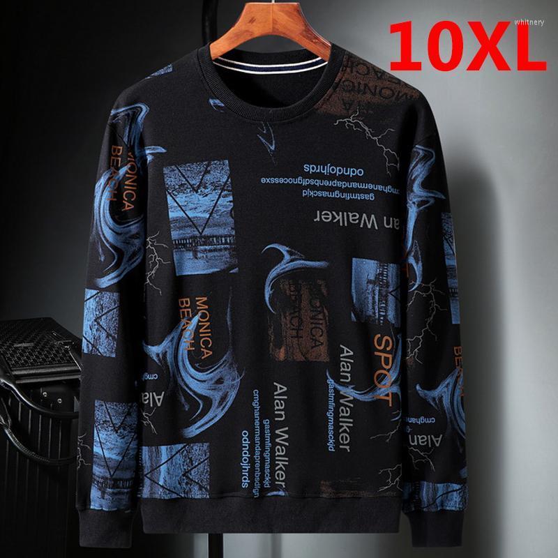 

Men's Hoodies & Sweatshirts 10XL Sweatshirt Men Big Size Clothes 2022 Autumn Fashion Harajuku Pullover Oversize Plus 9XL HX478Men's Whit22, Blue