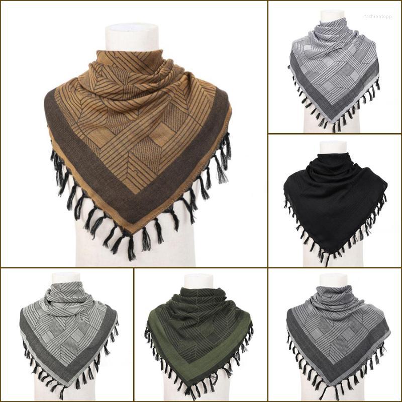 

Bandanas Maze Men's Scarf Keffiyeh Palestine Shemagh Women's Head Neckwarmer Arabic Shemag Palestinian Kerchief Scarves And