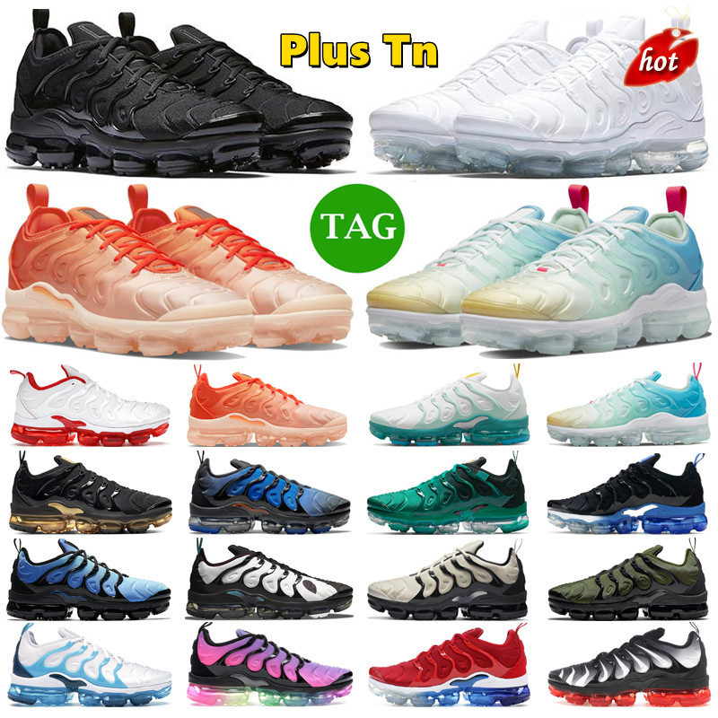 

Max Vapor Plus TN Running Shoes Men Women Triple Black White Cherry Atlanta Rough Green Hyper Blue Since 1972 Mens Trainers Outdoor Sneakers, #34