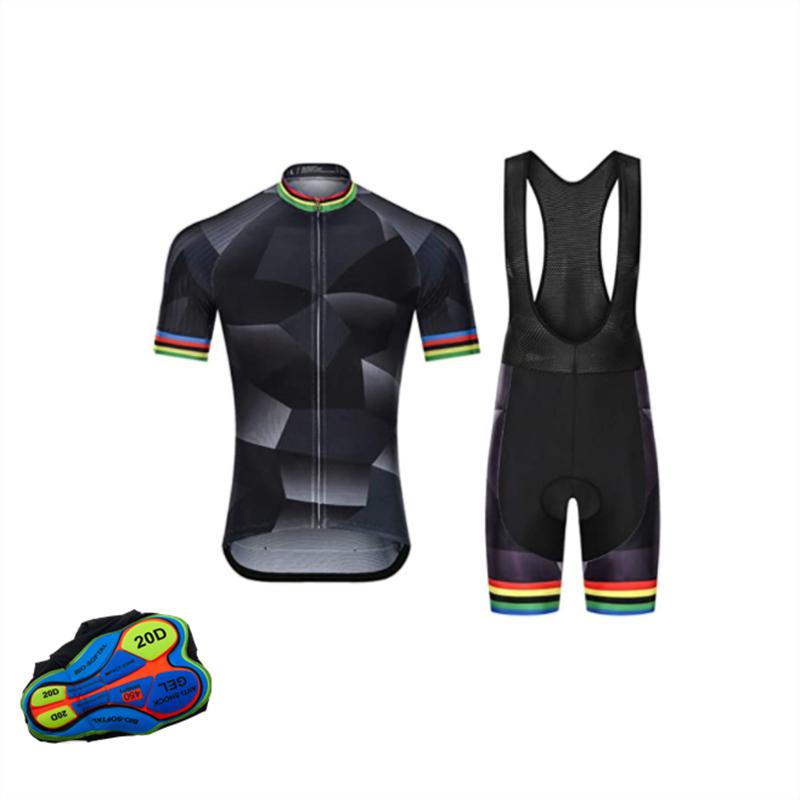 

Racing Sets Short Sleeve Clothing Men's Mtb Jersey Set Sport Wear Bicycle Clothes Men Cycling Summer Pro Team Road Bike